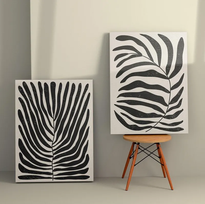 Tablou Canvas (2 bucăți) 2KNV4323, Multicolor, 110x70 cm - Multicolor