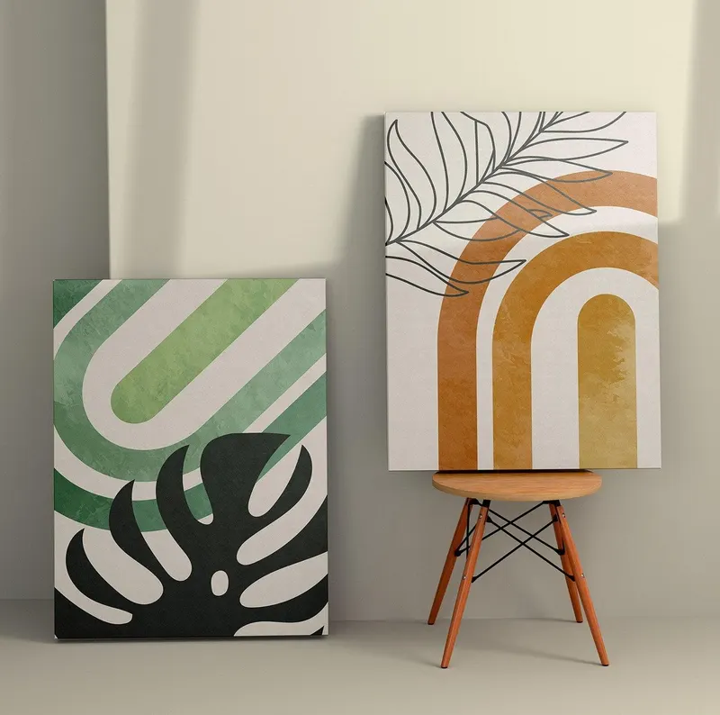 Tablou Canvas (2 bucăți) Honey 10, Multicolor, 150x100 cm - Multicolor