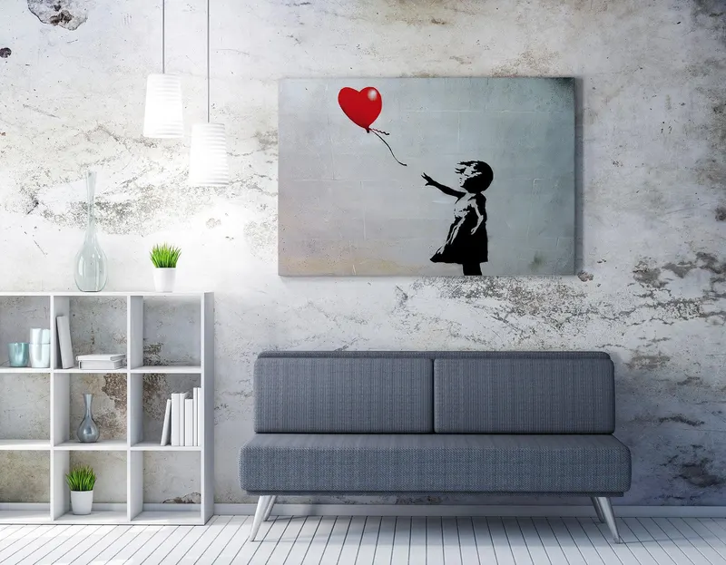 Tablou Canvas Iubire Pierduta , Crem, 70 x 50 - 100 x 70 cm - Multicolor