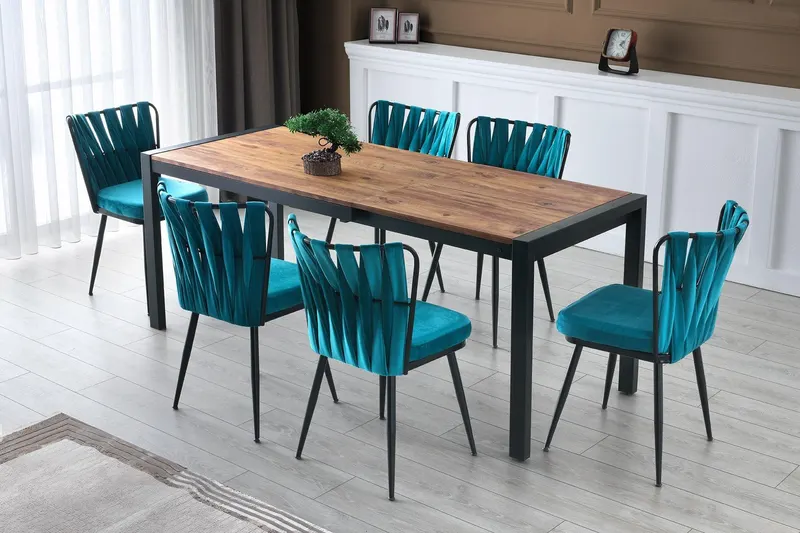 Masa Bucatarie Silva, Stejar, 120x75x74 cm - Stejar