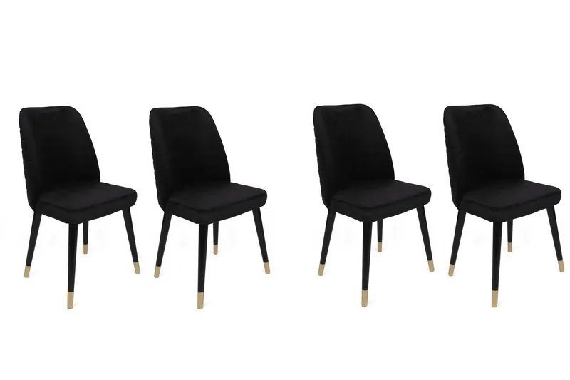 Set scaune (4 bucăți) Hugo V4 Chair Set (4 Pieces), Gri, 50x90x49 cm - arsiv8
