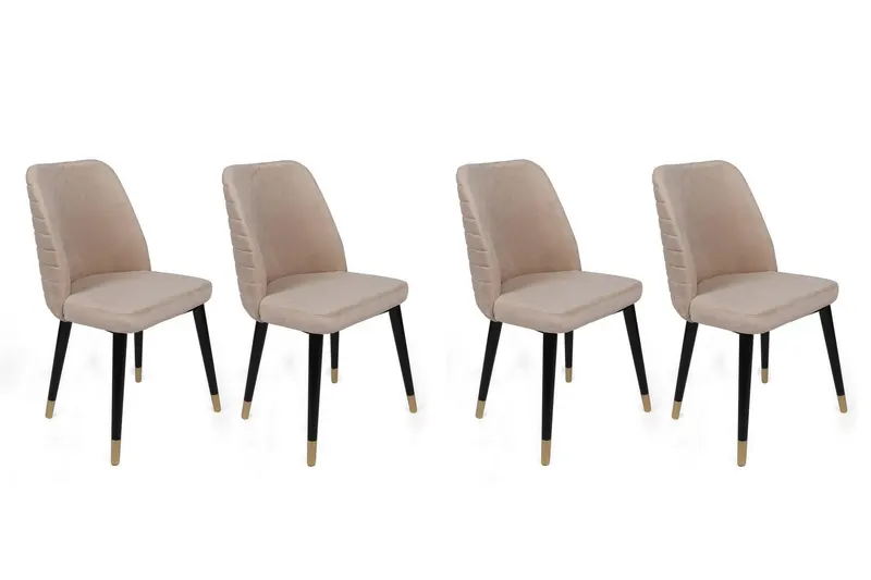 Set scaune (4 bucăți) Hugo V4 Chair Set (4 Pieces), Gri, 50x90x49 cm - arsiv9