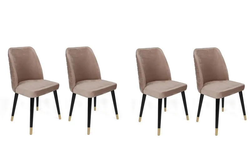 Set scaune (4 bucăți) Hugo V4 Chair Set (4 Pieces), Gri, 50x90x49 cm - arsiv2