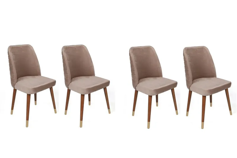 Set scaune (4 bucăți) Hugo V4 Chair Set (4 Pieces), Gri, 50x90x49 cm - arsiv4