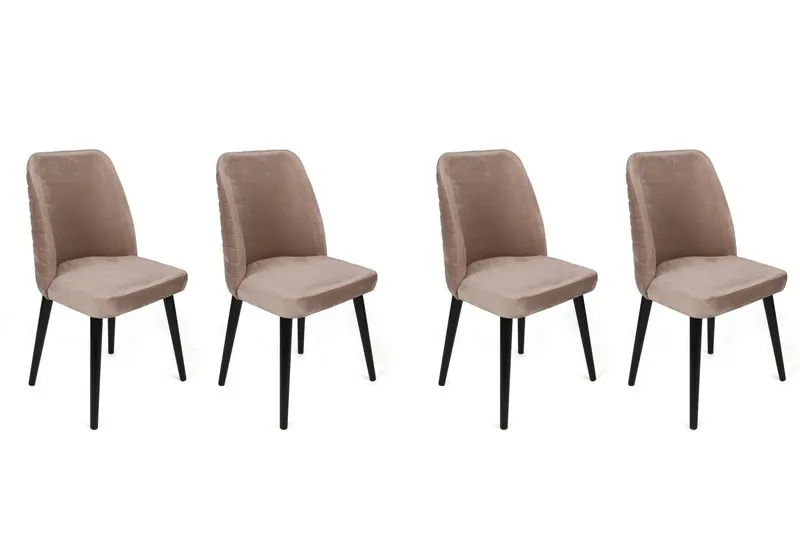 Set scaune (4 bucăți) Tutku V4 Chair Set (4 Pieces), Gri, 49x90x50 cm - arsiv5