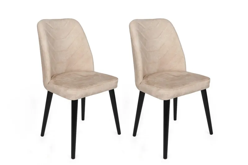 Set scaune (2 bucăți) Dallas Chair Set (2 Pieces), Bej, 50x90x49 cm - arsiv2