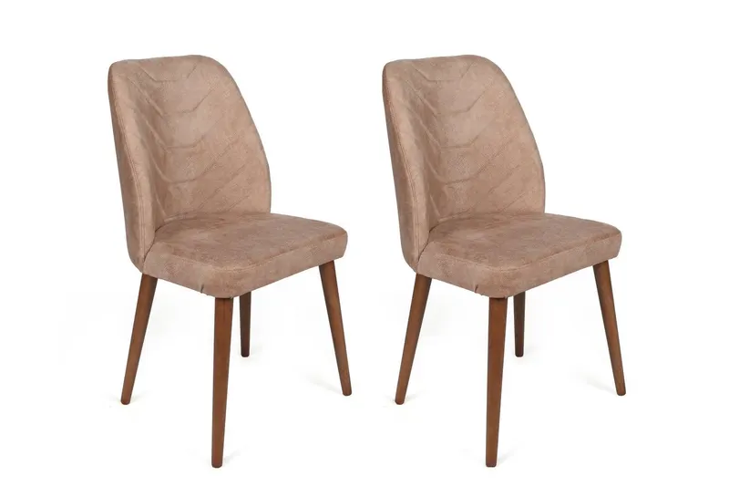 Set scaune (2 bucăți) Dallas Chair Set (2 Pieces), Bej, 50x90x49 cm - arsiv7