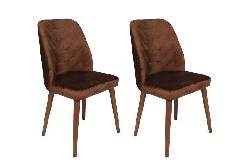 Set scaune (2 bucăți) Dallas Chair Set (2 Pieces), Bej, 50x90x49 cm - arsiv9