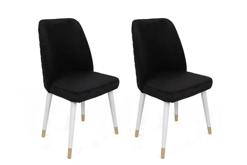 Set scaune (2 bucăți) Hugo Chair Set (2 Pieces), Negru, 50x90x49 cm - arsiv3