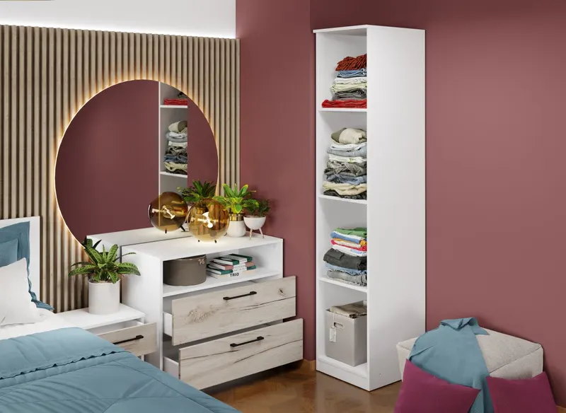 Dulap Relax Alb / Stejar k02 - C41 — imaginea 2