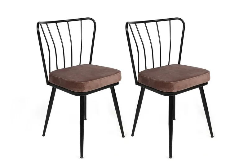 Set scaune (2 bucăți) Yıldız 944 Chair Set (2 Pieces), Albastru inchis, 43 x 82 x 42 cm - arsiv