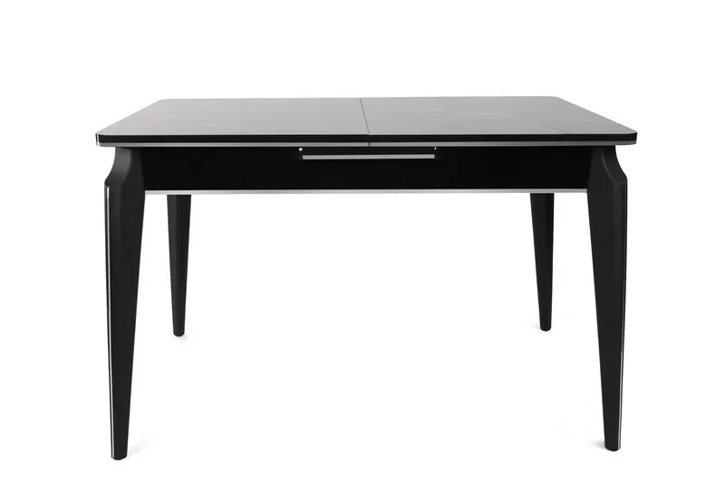 Masa Bucatarie Star Dining Table Extensibila, Gri, 120 x 75 x 79 cm - Negru