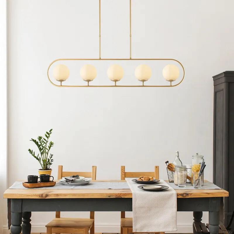 Lustra Jewel Chandelier, Auriu - Multicolor