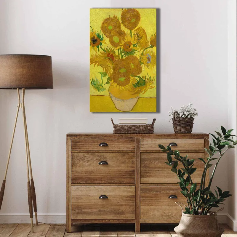 Tablou Canvas Spring, Galben, 70 x 45 cm - Multicolor