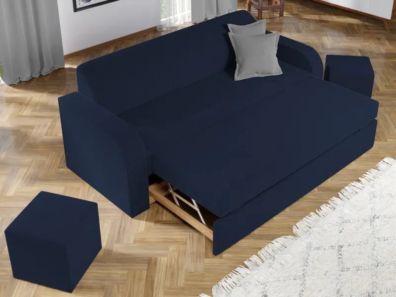 Set Canapea si Fotolii Mini Albastru — imaginea 3