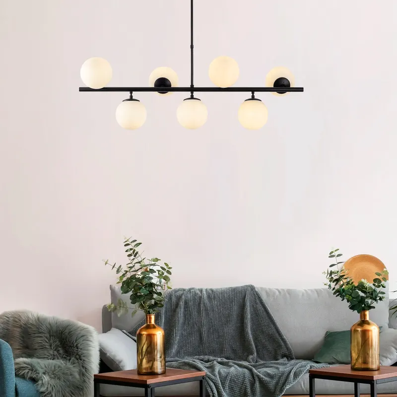 Lustra Fazlu Chandelier, Negru - Negru