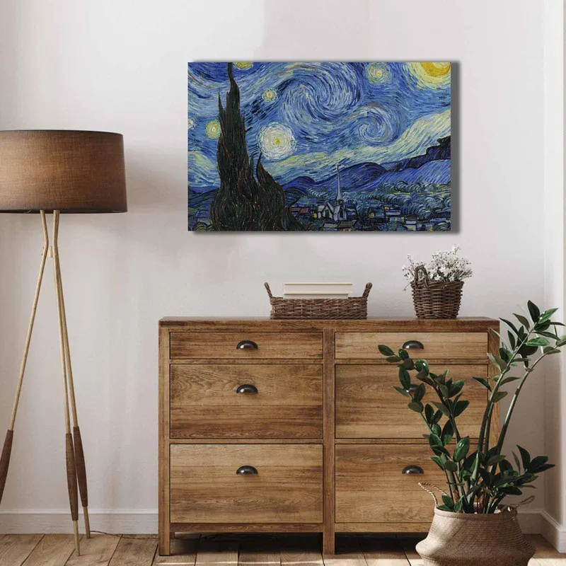 Tablou Canvas Satul Vechi illusion, Multicolor, 70 x 45 cm - Multicolor