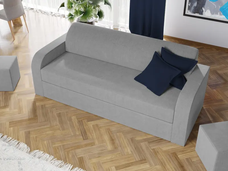 Set Canapea si Fotolii Mini Gri Deschis — imaginea 2
