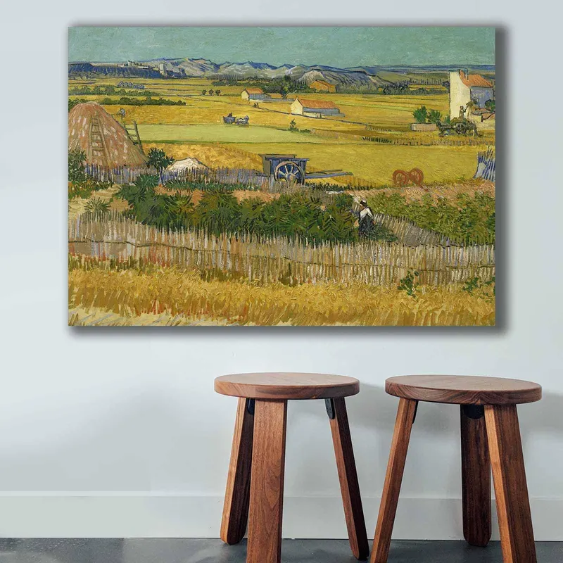 Tablou Canvas Agricultura, Multicolor, 100 x 70 cm - Multicolor