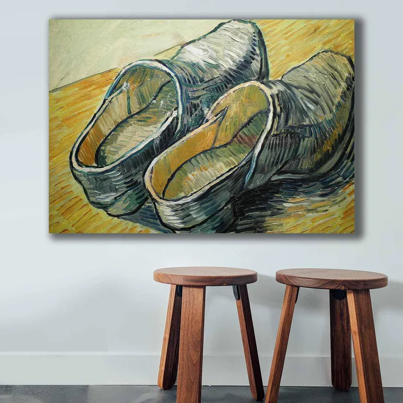 Tablou Canvas Old Shoes, Multicolor, 100 x 70 cm - Multicolor