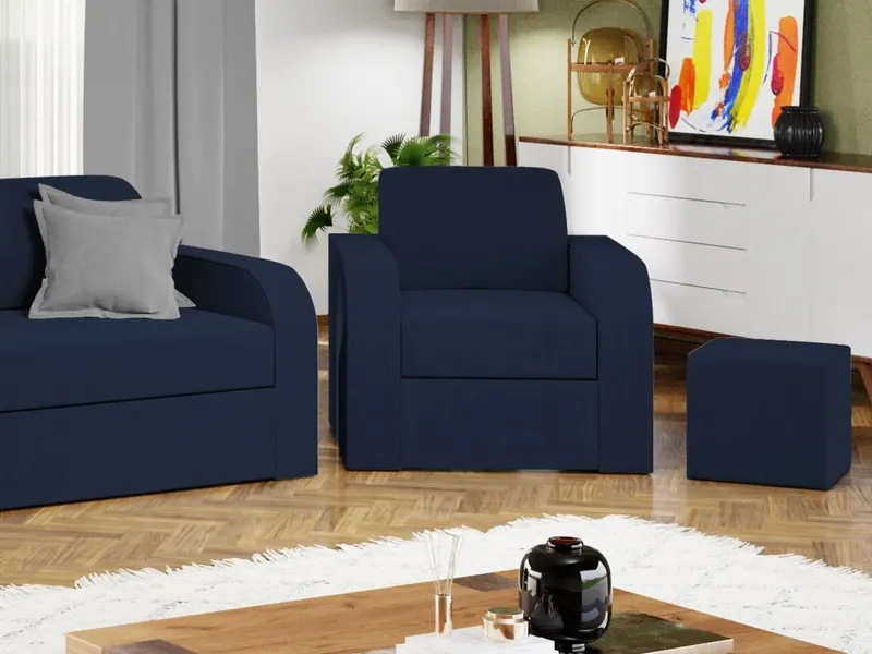 Fotoliu Mini Albastru — imaginea 3