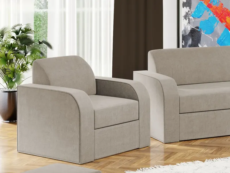 Fotoliu Mini Crem — imaginea 2