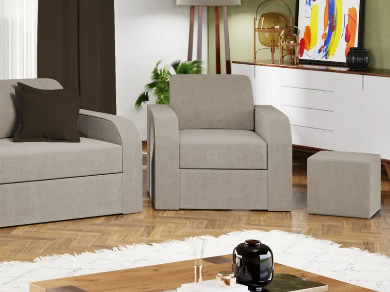 Fotoliu Mini Crem — imaginea 3