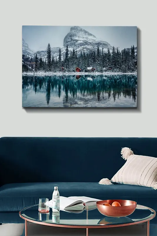 Tablou canvas Kanvas Tablo (70 x 100) - 90, Multicolor, 70x100x3 cm - Multicolor