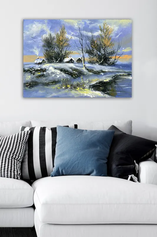 Tablou canvas 23421124-5070, Multicolor, 50x70x3 cm - Multicolor