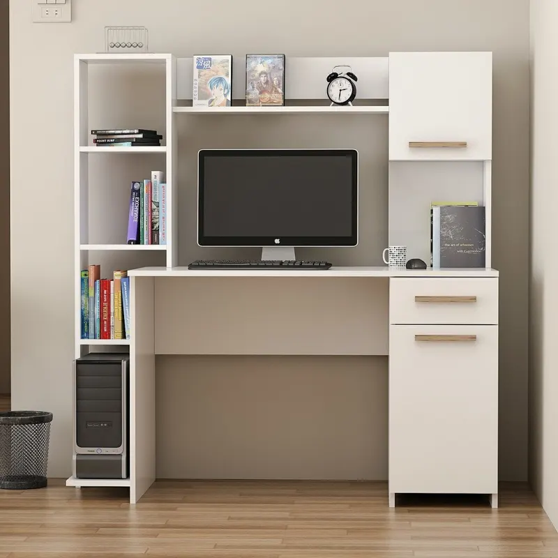 Birou Merry, Alb, 120x60x77 cm - Alb