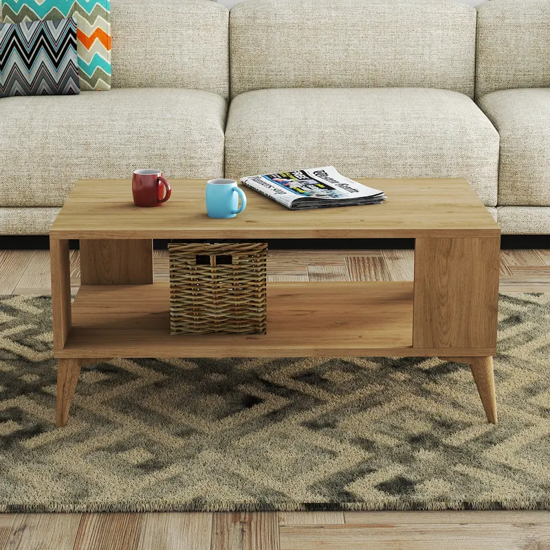 Măsuță de cafea Authentic 2060, Stejar, 90x42x54 cm - Stejar