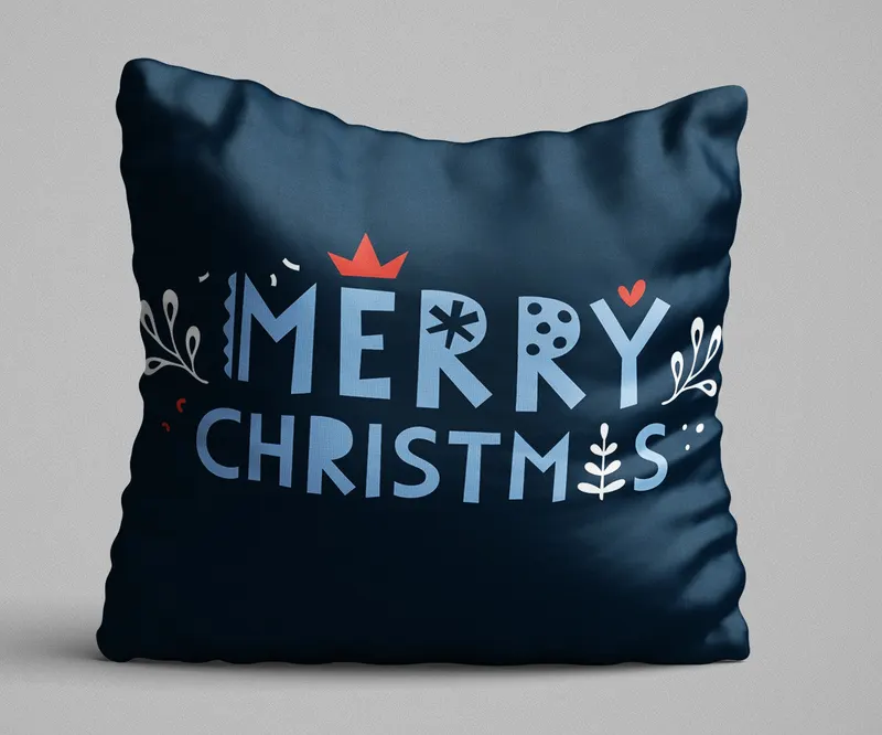 Pernă decorativă KRLNTXMAS-9, Multicolor, 43x43 cm - Multicolor
