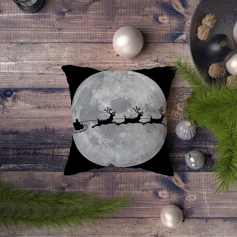 Pernă decorativă NYXMAS023, Multicolor, 43x43 cm - Multicolor