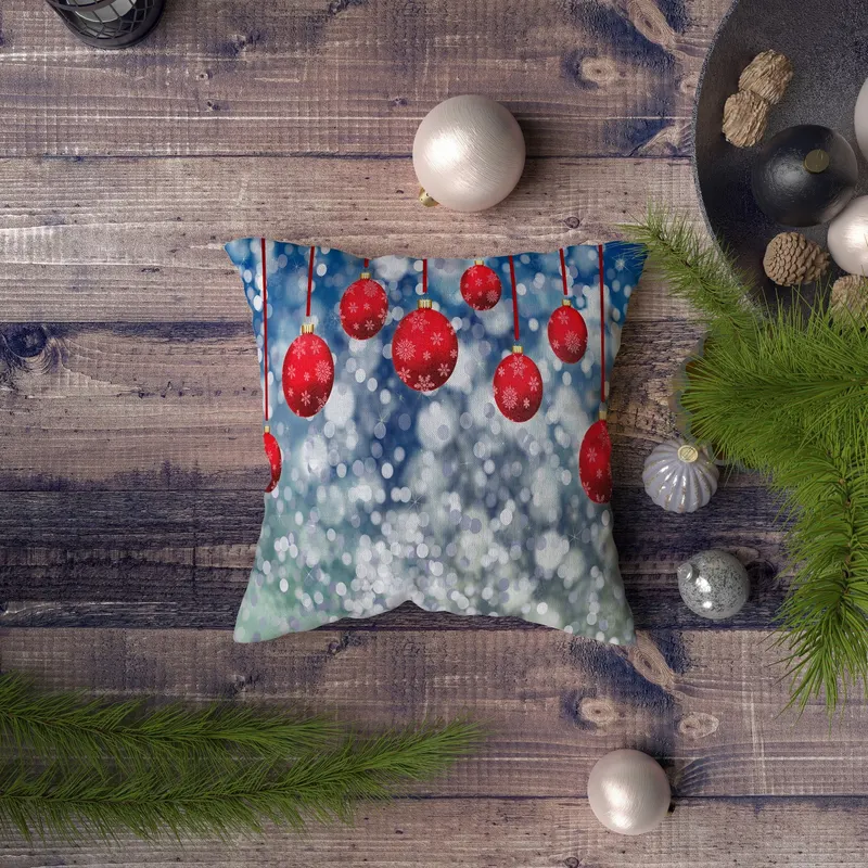 Pernă decorativă NYXMAS026, Multicolor, 43x43 cm - Multicolor