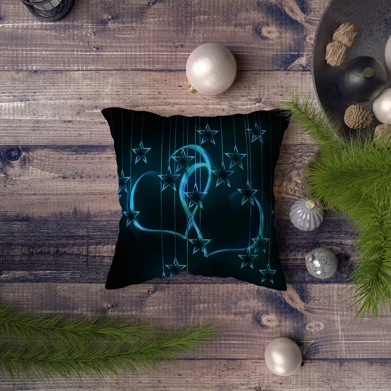 Pernă decorativă NYXMAS027, Multicolor, 43x43 cm - Multicolor