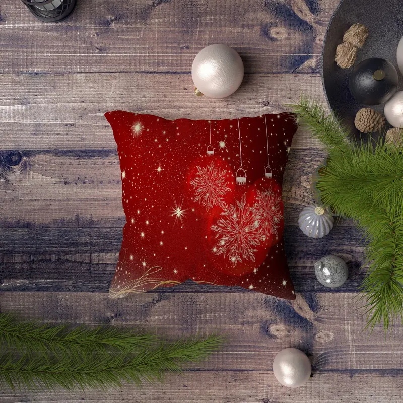 Pernă decorativă NYXMAS037, Multicolor, 43x43 cm - Multicolor