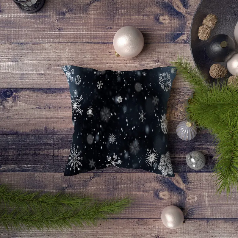 Pernă decorativă NYXMAS028, Multicolor, 43x43 cm - Multicolor