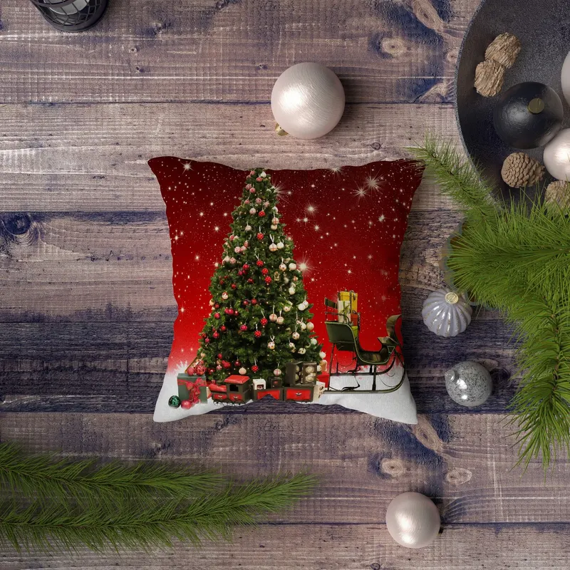 Pernă decorativă NYXMAS056, Multicolor, 43x43 cm - Multicolor
