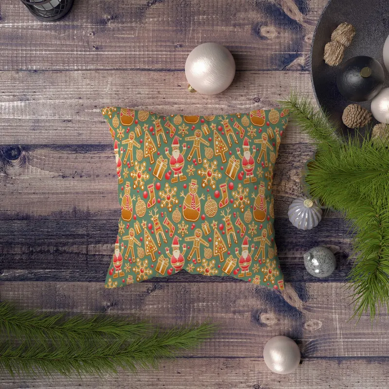 Pernă decorativă NYXMAS029, Multicolor, 43x43 cm - Multicolor