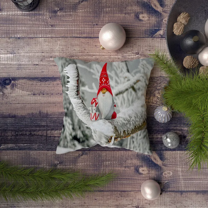 Pernă decorativă NYXMAS031, Multicolor, 43x43 cm - Multicolor