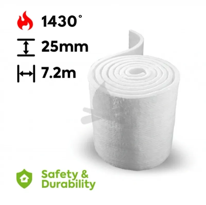 Patura Fibra Ceramica 25mm FlamaFiber - Bax 7.20 m