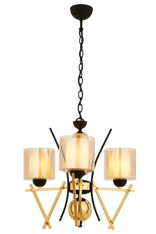 Lustra Hunt Chandelier 4301-3 - Auriu
