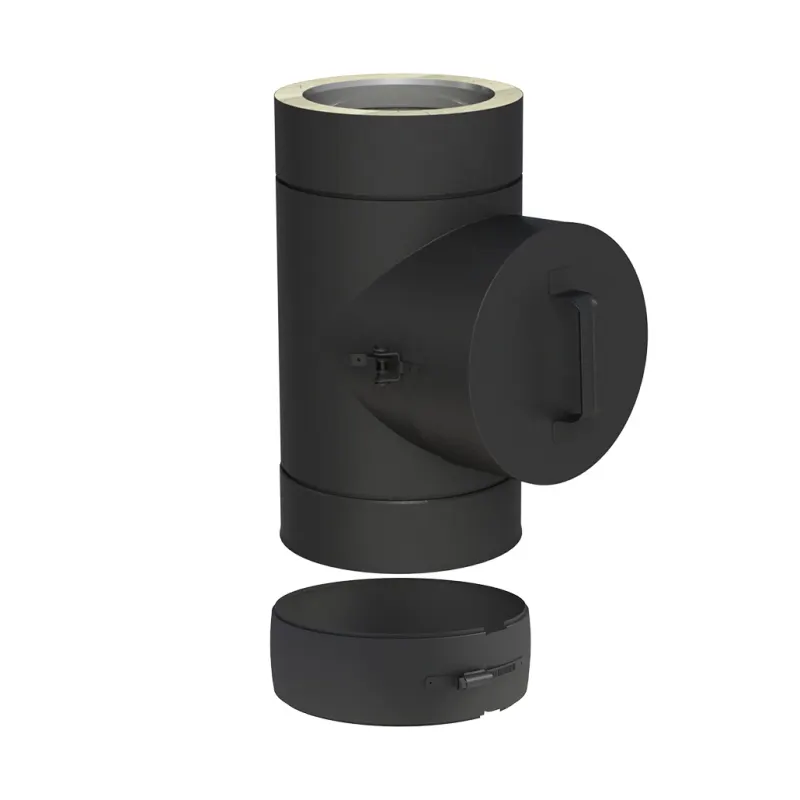 Tub inox izolat cu capac vizitare - DW Black FI130