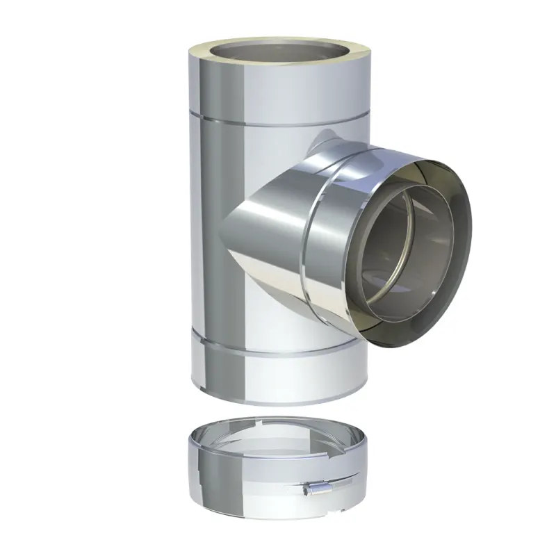 Racord T Tub inox izolat - DW ECO FI200 - 90GR