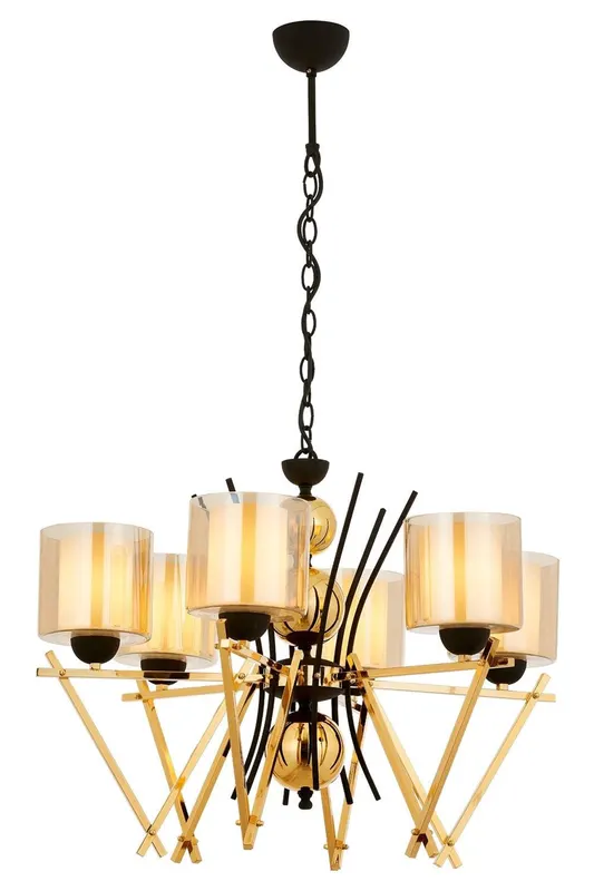 Lustra Hunt Chandelier 4301-6 - Auriu
