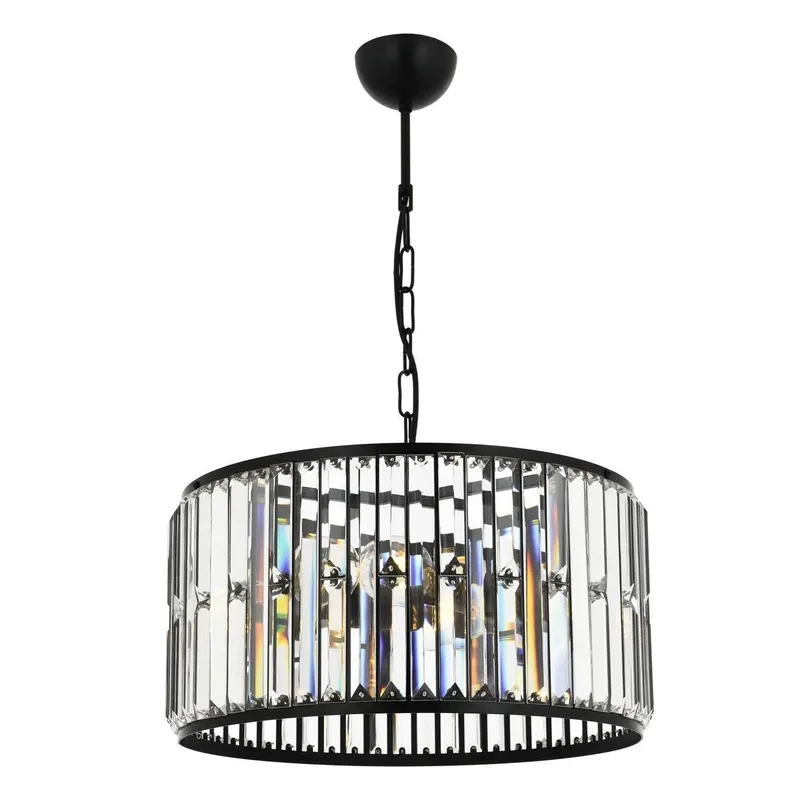 Lustra Hunt Chandelier 1667, Negru - Negru