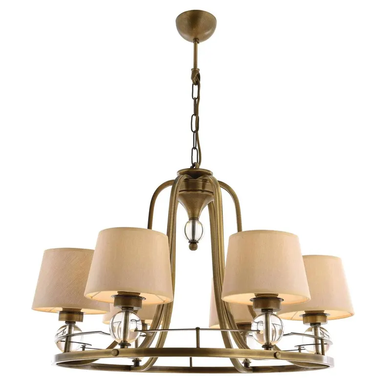 Lustra Hunt Chandelier 1597-2, Vintage - Auriu