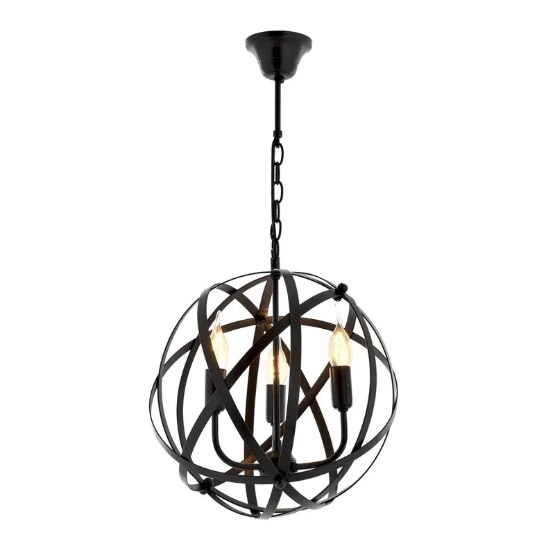 Lustra AV-4183 Chandelier, Negru - Negru