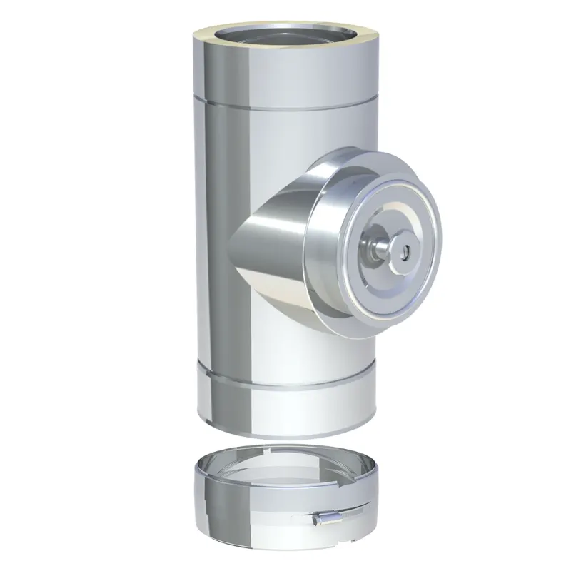 Tub inox izolat cu capac vizitare - DW ECO FI150