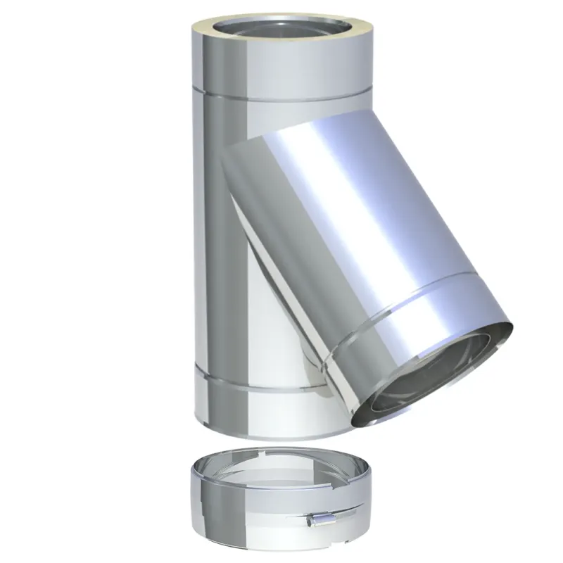 Racord Y Tub inox izolat DW ECO- FI250 - 45GR